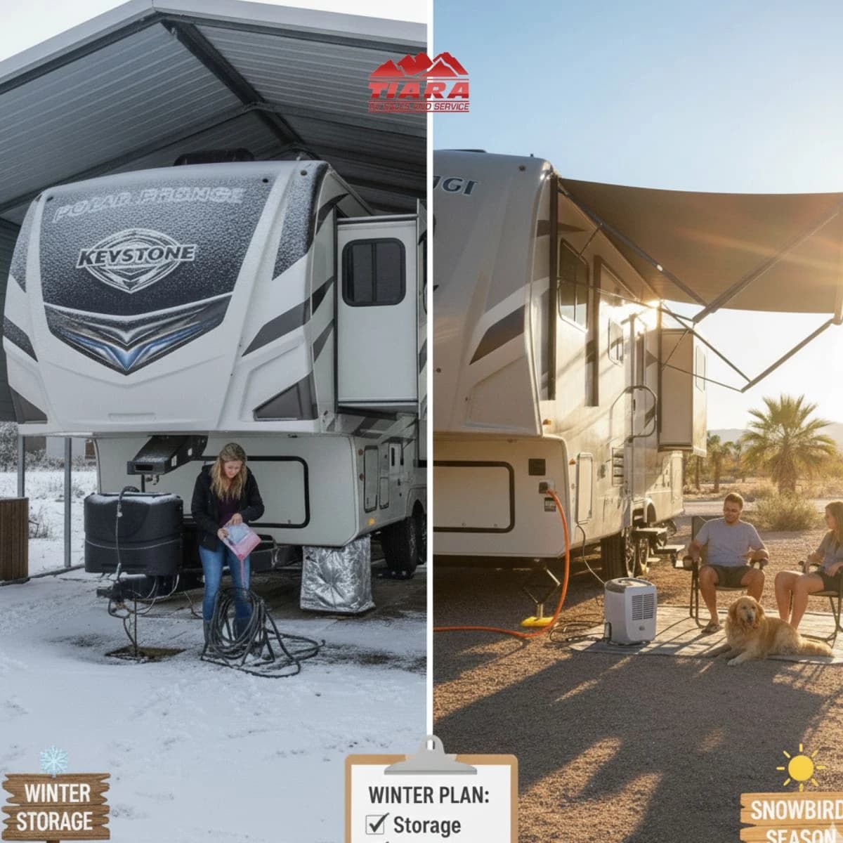 Winter RV Storage or Snowbird Season? Planning Your Next Step