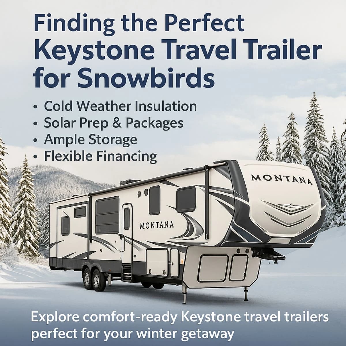 Finding the Perfect Keystone Travel Trailer for Snowbirds